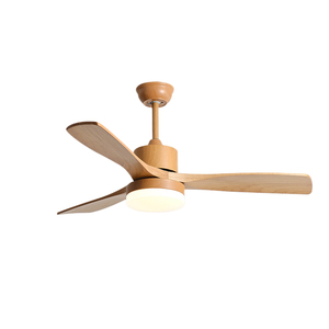 ใบพัดไม้พัดลมเพดานสีขาวพร้อมไฟและรีโมทหรี่แสงได้3CCT มอเตอร์ BLDC สำหรับห้องนอนห้องนั่งเล่น - Product Image 3