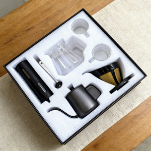 ชุดเครื่อง<span class=keywords><strong>ชง</strong></span><span class=keywords><strong>กาแฟ</strong></span>แบบพกพา วั<span class=keywords><strong>สด</strong></span>ุโลหะคาร์บอนสตีล แข็งแรงทนทาน ดีไซน์คลาสสิก พร้อมตัวกรองหลากหลายแบบ สำหรับการชงกาแฟแบบดริป เหมาะสำหรับร้านกาแฟ - Product Image 3