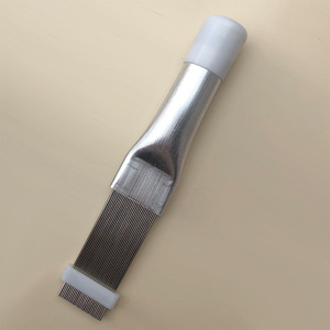 <span class=keywords><strong>Brosse</strong></span> à ailettes en acier inoxydable <span class=keywords><strong>pour</strong></span> condenseur de climatiseur, outil de nettoyage de climatiseur, redresseur d'ailettes CVC, <span class=keywords><strong>pour</strong></span> évaporateur et <span class=keywords><strong>radiateur</strong></span>, DIY OEM - Product Image 1