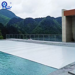 Couverture de piscine rectangulaire en PVC AQUA, résistante aux UV, automatique, pour usage extérieur - Product Image 6