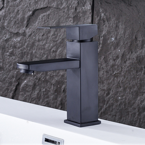 <span class=keywords><strong>Grifo</strong></span> moderno negro monomando para <span class=keywords><strong>lavabo</strong></span>, de acero inoxidable, resistente a la corrosión, <span class=keywords><strong>barato</strong></span>, para <span class=keywords><strong>lavabo</strong></span> de baño - Product Image 5