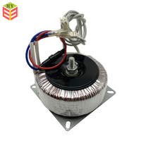 12 Volt güç Toroidal amplifikatör ferrit Toroid çekirdek alüminyum bobin güç trafosu 24V çıkış 50/60Hz frekans 220V giriş