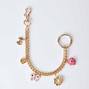 EDGE Porte-clés mignon personnalisé en forme de fruit avec mousqueton doré, pendentif cerise et étoile de mer, accessoire de mode pour sac à main, cadeau pour femme - Product Image 4