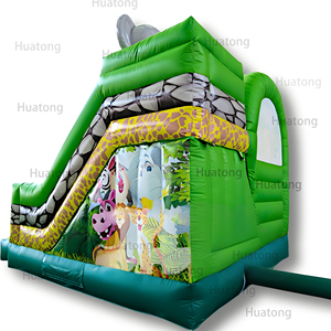 Sư Tử Ngoài Trời Đảng Jumper Trampoline hupfburg Trẻ Em Lâu Đài Bouncy Và Trượt Động Vật <span class=keywords><strong>Inflatable</strong></span> Rừng Lâu Đài Bouncy - Product Image 6