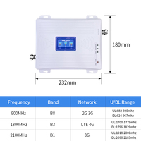 Répéteur de signal de téléphone portable 2G 3G 4G Amplificateur de signal de réseau avec antenne de plafond Yagi pour téléphone portable