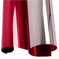 99,70% UV-Abweisung Wärmeisolierung Metallisierte Polyester Reflektierende Mylar Einweg-Spiegelfolie für Gebäude-Fenster Dekorativ