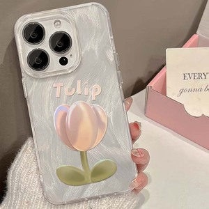 Di alta qualità <span class=keywords><strong>rosa</strong></span> tulipano fiore Camlet stile TPU <span class=keywords><strong>cellulare</strong></span> Cover posteriore del telefono per Iphone 8 X Xr Xs 11 12 13 14 15 16 Pro Max - Product Image 5