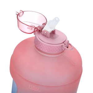 Bouteille d'eau en plastique personnalisée de 128 oz avec paille, portable, pour la gym et les sports de plein air, à boire directement – Vente chaude - Product Image 5