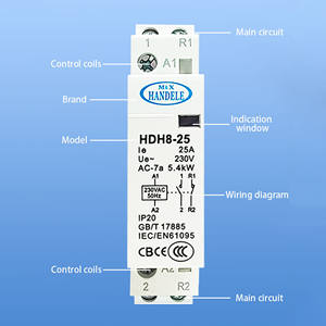 Contacteur modulaire 2P 16a 20a 25a 32a 40a 63a - Product Image 3
