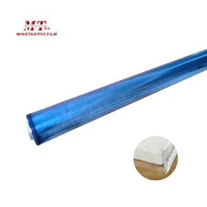 Película suave de PVC azul, supertransparente, China, PVC, buena calidad