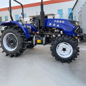 Lutian chất lượng tốt và giá agricolas 4x4 Mini Máy kéo với kết thúc trước loader tractores 80hp 90hp100hp