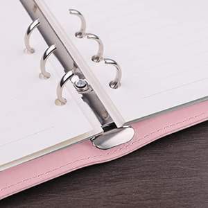 <strong>A6</strong> PU Leather Notebook <strong>Binder</strong> 6 <strong>Ring</strong> Refillable Budget <strong>Binder</strong> Cover for <strong>A6</strong> Refill Pape - Product Image 6