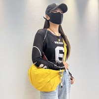 Nuevo Bolso Bandolera para Mujer, Tamaño Mediano, Gran Capacidad, Ligero, de Nailon, para Viajes Diarios, Casual, Estilo Dumpling