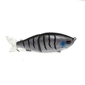 Isca flutuante para pesca, isca flutuante para pesca, plástico rígido sem pintura, 150 mm/52 3D - Product Image 6