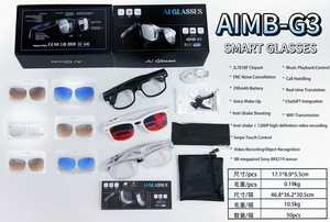 Lentes Inteligentes Wesell con Activación por Voz AI, Reconocimiento de Fotos, Función Antivibración, Grabación de Audio, Transferencia de Imágenes WIFI, Resistencia al Agua IP68 - Product Image 3