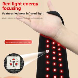 Masajeador de manos inalámbrico de tres núcleos de 36 LED, 660nm, 850nm, vibración de calefacción de luz roja para el cuidado de la vaina del tendón con masajeador de muñeca - Product Image 5