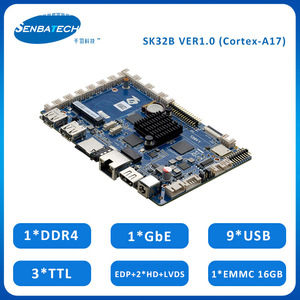 Placa de control SK32B con MIPI EDP EMMC, procesador Mali-T764 de cuatro núcleos Cortex-<span class=keywords><strong>A17</strong></span>, RAM DDR4, 3 puertos TTL y 9 puertos USB, placa integrada - Product Image 2