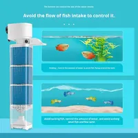 Filtre pour aquarium en plastique 3 en 1, pompe à oxygène silencieuse, pompe de circulation pour aquarium, pompe d'aspiration, purificateur d'eau usée, vie en plein air