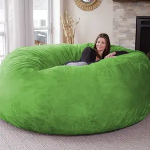 NOVA Popular Big Sofa with Soft Micro Fiber Cover Foam Bean Bags Sofa Bed Large Giant Bean Bag Cover Big Bean Bag Chairs