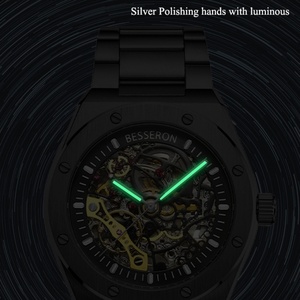 Nuevo Reloj de Pulsera para Hombre con Diseño de Esqueleto, Luminoso, Resistente al Agua, Movimiento Automático Japonés, Precio de Fábrica, Reloj Mecánico de Lujo - Product Image 2