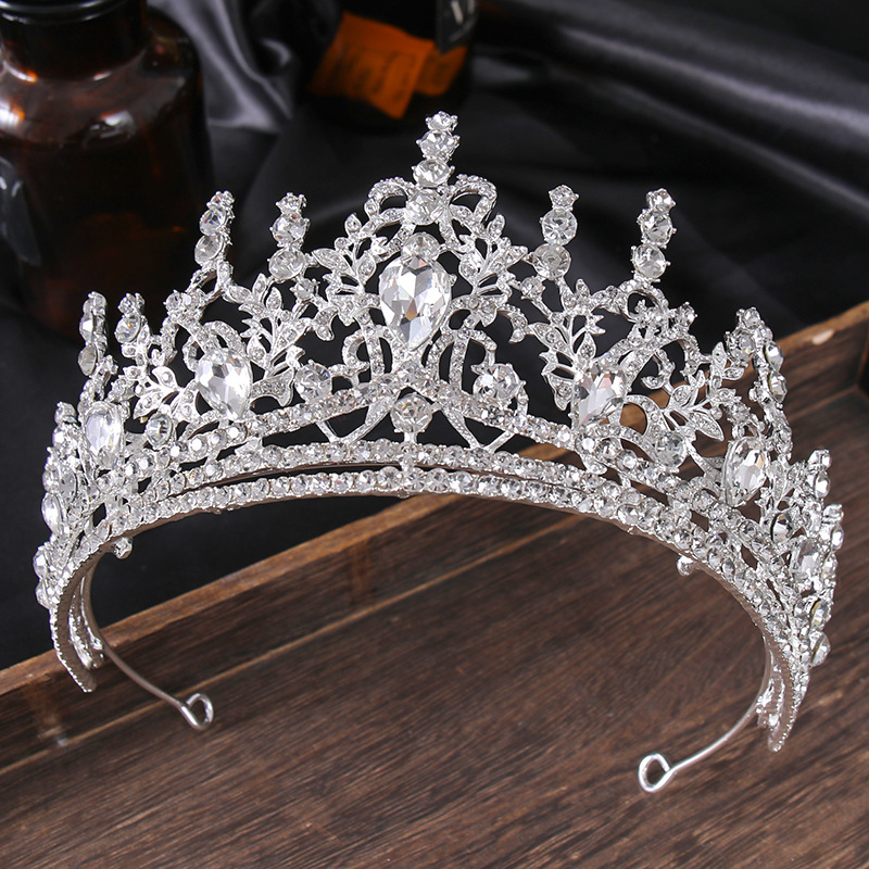 Paquete De 2 Tiaras De Diamantes De Imitación Co Kamirola Paquete De 2 Tiaras De Diamantes De Imitación Co Kamirola