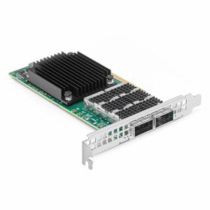 อะแดปเตอร์เครือข่ายอีเธอร์เน็ตแบบ Dual Port 200GbE QSFP56 MCX623106AN-CDAT PCIe 4.0 X16 การ์ด NIC ภายในสำหรับเซิร์ฟเวอร์ HPC ศูนย์ข้อมูล - Product Image 2