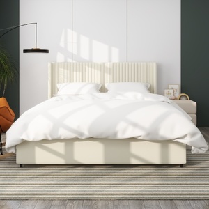 New Modern <b>Convertible</b> Queen Size Bedroom Furniture Set with Wooden <b>Bed</b> Armoire & Custom Wardrobe-Eco-Friendly Adjustable Design - Product Image 2