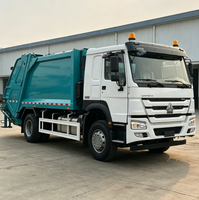 Compacteur hydraulique Sinotruk HOWO 4x2 16CBM, camion de compression des ordures, camion de collecte des déchets urbains, camion d'assainissement