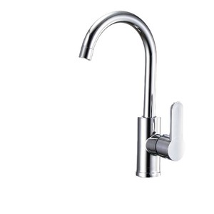 Robinet de cuisine en acier inoxydable, monocommande, avec valve en céramique, à poser sur comptoir, moderne, anti-éclaboussures, installation facile - Product Image 2