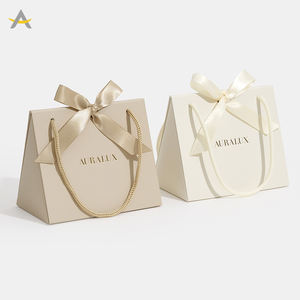 Caja de Regalo de Joyería Plegable de Papel de Lujo con Logotipo Personalizado Auralux, con Asa, para Anillos, Aretes, Pulseras y Collares - Product Image 2