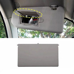 Pour citroën C5 pour <span class=keywords><strong>Peugeot</strong></span> 4008 <span class=keywords><strong>5008</strong></span> Auto intérieur miroir de courtoisie pare-soleil rabat couverture nouvel état 133*74MM voiture maquillage miroir - Product Image 5