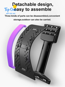 Soulagement de la douleur à plusieurs niveaux Cracker Stretcher New Relaxers Yoga Exercise Waist Lumbar Massager Traction Sports Entertainment - Product Image 4