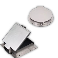 Couvercle de manhole robuste pour matériaux de construction, pavage routier, couvercle de manhole avec charnières et verrou