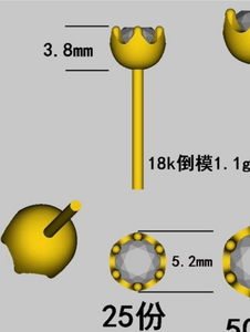 ต่างหูทองคำแท้ 10K ประดับเพชรเลี้ยงในห้องปฏิบัติการ 0.25 กะรัต ของขวัญสุดคลาสสิกสำหรับงานหมั้นและงานแต่งงาน ได้รับการรับรองจาก IGI - Product Image 4