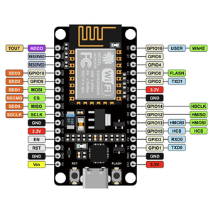 Acebott giá rẻ bán buôn <span class=keywords><strong>ESP8266</strong></span> phát triển mô-đun ban wifi kết nối 9 I/O cổng Mainboard Bo mạch chủ cho Arduino - Product Image 2