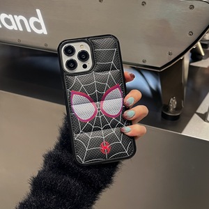 Moda <span class=keywords><strong>Spiderman</strong></span> Anime Cartoon IMD Print custodia per telefono cellulare iPhone 16 Plus 14 12 12 11 XS XR Cover posteriore per PC in fibra di carbonio - Product Image 2