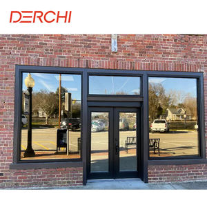 <span class=keywords><strong>Porte</strong></span> de magasin de style américain, <span class=keywords><strong>porte</strong></span> de devanture de magasin, double vitrage trempé, <span class=keywords><strong>porte</strong></span> commerciale en aluminium, <span class=keywords><strong>porte</strong></span> battante antivol pour devanture de magasin - Product Image 3