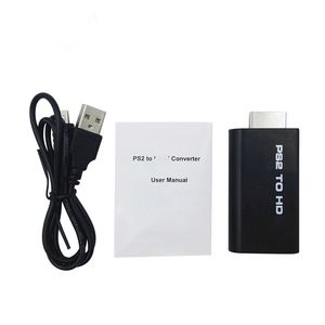 Convertidor de Audio y Video Compatible con <span class=keywords><strong>PS2</strong></span> a <span class=keywords><strong>HDMI</strong></span> 480i/480p/576i con Salida de Audio de 3.5 mm, Compatible con Todos los Modos de Pantalla HD de <span class=keywords><strong>PS2</strong></span>, Negro - Product Image 6