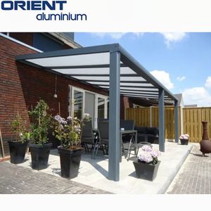 Toldos de exterior Patio Techos de policarbonato Cubierta de jardín Toldo de techo de aluminio Toldo de terraza - Product Image 6