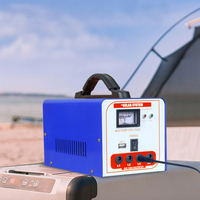 Estación de Energía Solar Portátil con Controlador MPPT, Iluminación de Emergencia, 30W/40W/50W 18V para Camping y Uso Doméstico