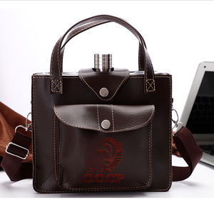 Flacon à liqueur <span class=keywords><strong>en</strong></span> acier inoxydable personnalisé <span class=keywords><strong>en</strong></span> gros, whisky, <span class=keywords><strong>alcool</strong></span>, <span class=keywords><strong>avec</strong></span> sac <span class=keywords><strong>en</strong></span> cuir pour homme fort - Product Image 4