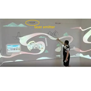 Salles immersives 3D Salle de <span class=keywords><strong>réalité</strong></span> <span class=keywords><strong>virtuelle</strong></span> tactile <span class=keywords><strong>laser</strong></span> à mur interactif Expérience immersive Apprentissage et jeux immersifs - Product Image 5