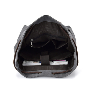 <span class=keywords><strong>Zaino</strong></span> Personalizzato all'Ingrosso, Borsa con Coulisse per Uomo, <span class=keywords><strong>Zaino</strong></span> Hipster in Tela e <span class=keywords><strong>Pelle</strong></span> per Scuola e Uso Quotidiano - Product Image 3