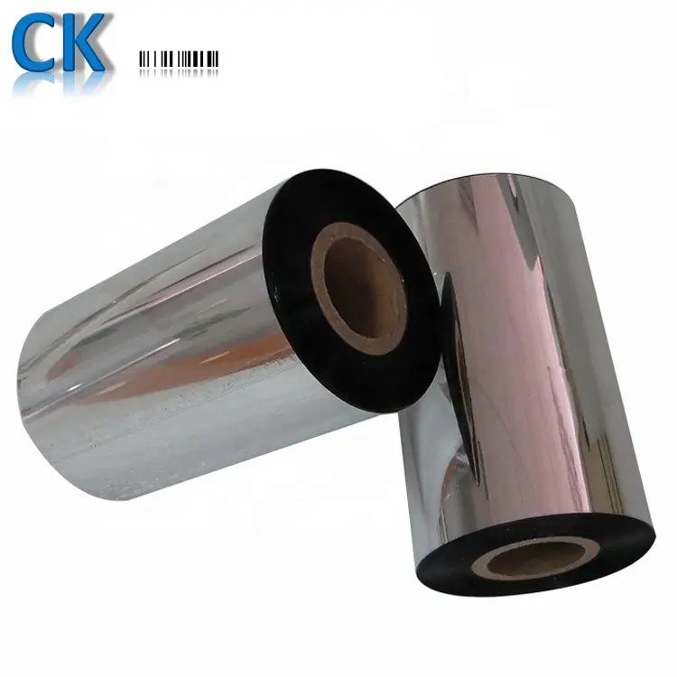 Chuyển Nhiệt Ribbon ck28 cao cấp sáp nhựa với 1 inch Core 60 mét x300m nhãn đen máy in tương thích trung tính đóng gói 300m