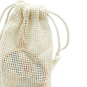 Sac en coton tissé à cordon coulissant, pochette filtrante réutilisable résistante à la chaleur pour la séparation de la viande et l'emballage de savon ou de cadeaux - Product Image 4