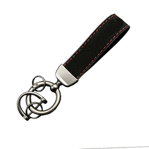Porte-clés de voiture en daim de haute qualité porte-clés de moto Logo Laser en cuir pour hommes et femmes pour Yamaha - Product Image 5
