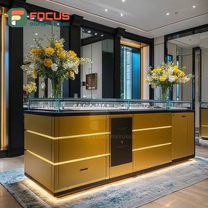 Custom Custom Jewelry Store Fixtures Manufacturer Tempered Glass Panel Mall Counter Showcase Cabinet - Product Image 5