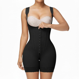 Wholesale Breathable Plus Size Extreme Compression Hourglass Waist Trainer Lumbar Fajas Corset <b>Tummy</b> <b>Control</b> Butt Lifter - Product Image 4