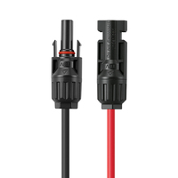Nouveau câble d'extension de charge Andrson 30A avec connecteur femelle DC5521 7909 XT60 pour énergie solaire photovoltaïque