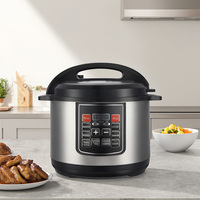Cuisinière à pression multifonction électrique 12L en acier inoxydable, prix d'usine en promotion, cuiseur à riz